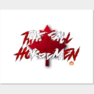 The Fall Horsemen Canadian Flag Edition Posters and Art